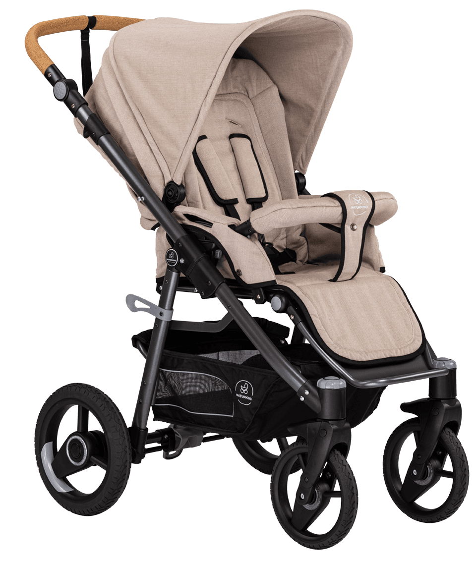 Naturkind Klapvogn Lux Evo - Sand
