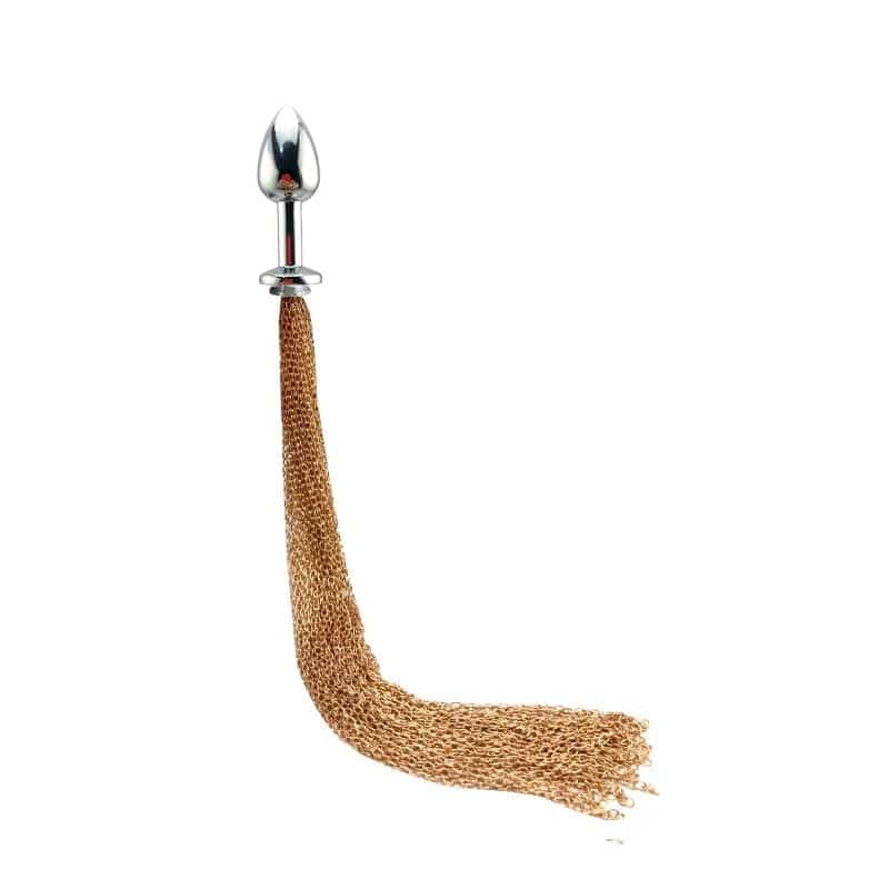 Bound Buttplug med Metal Flogger