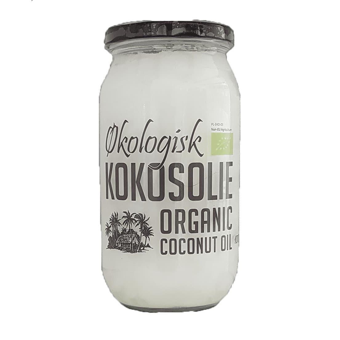 Kokosolie jomfru koldpresset, Økologisk