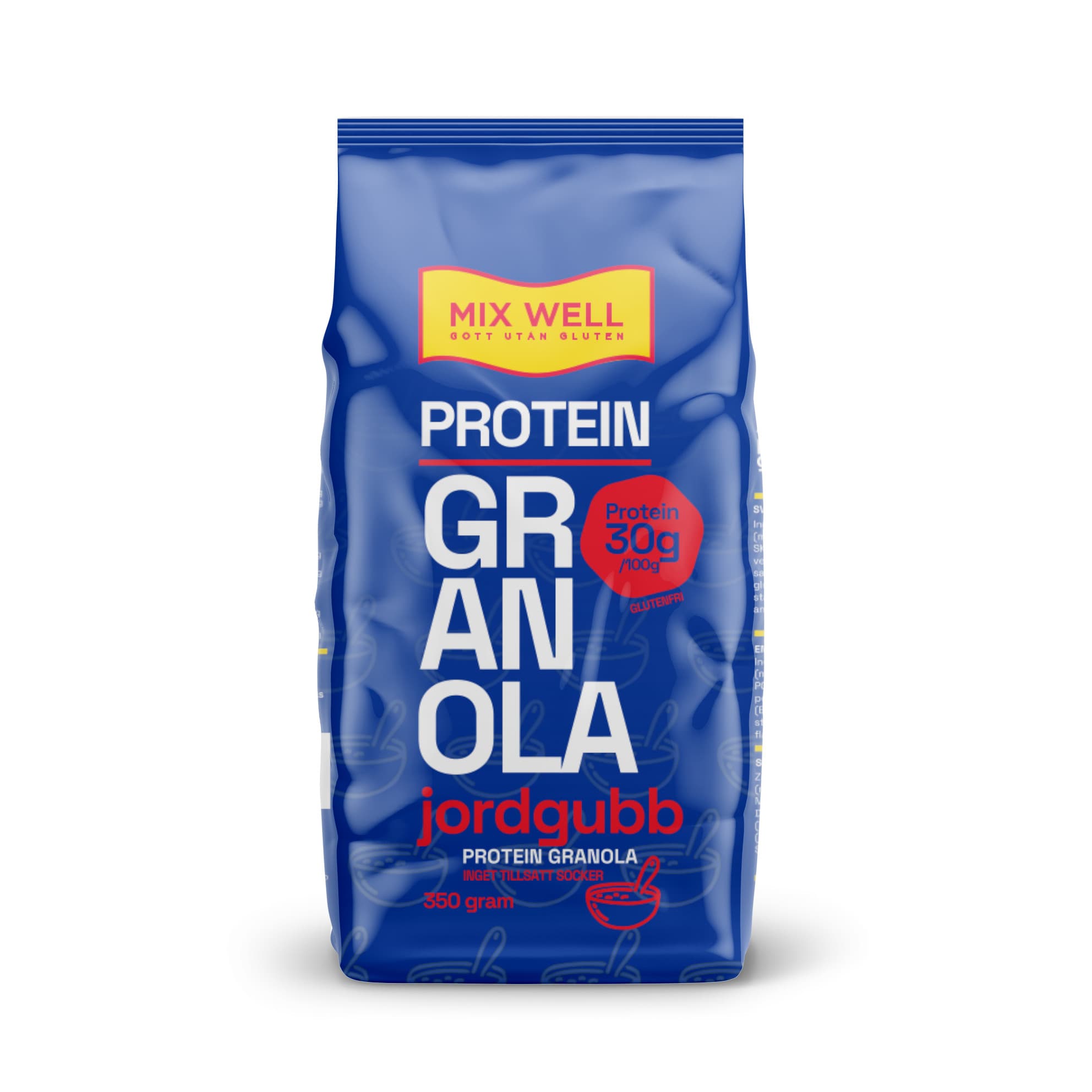 Protein Granola - Jordbær - Mix Well 456