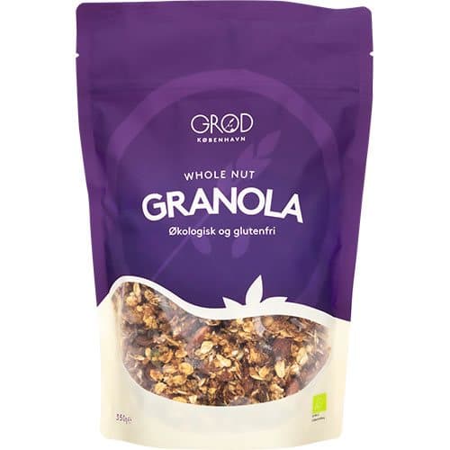 Glutenfri granola whole nut - GRØD - økologisk