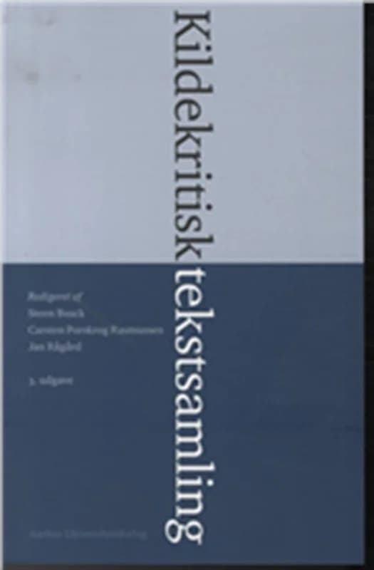 Kildekritisk tekstsamling (4, 2008) |