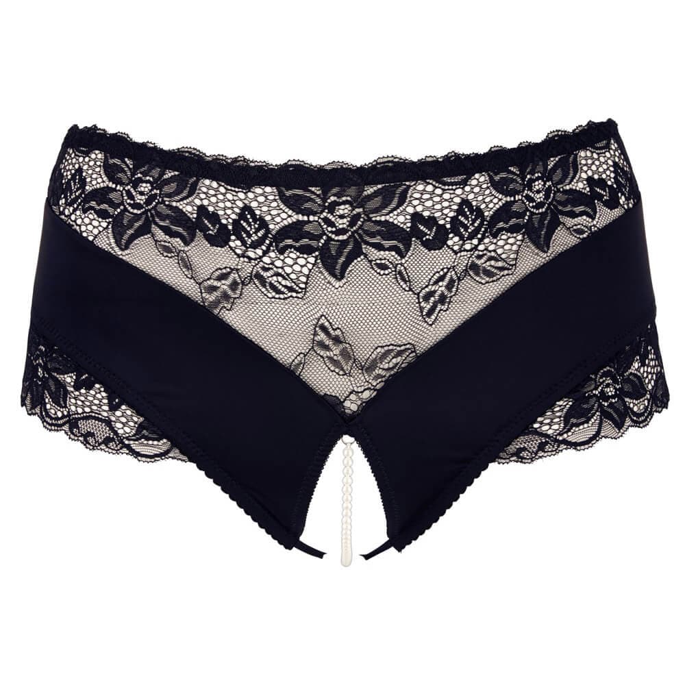 Cottelli Bundløs Perletrusse Sort - XXXL