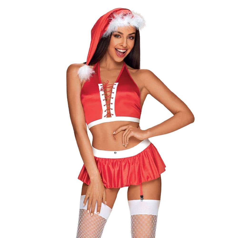 Obsessive Ms Claus Kostume Rød - L/XL