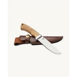 Øyo Rondane Knife W/ Leather Sheath - Brown - Kniv
