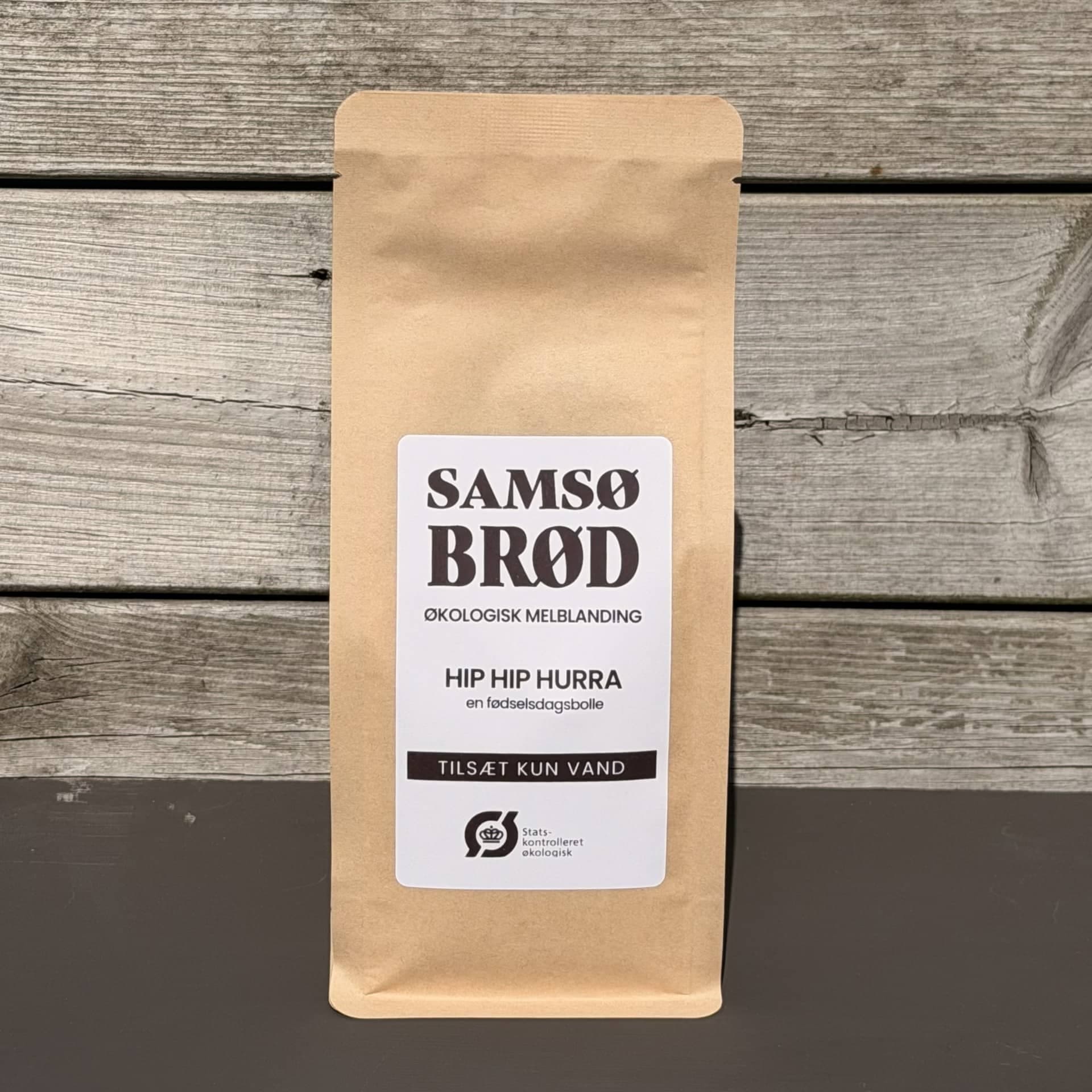 Hip Hip Hurra - Fødselsdagsbolle - Samsø brød
